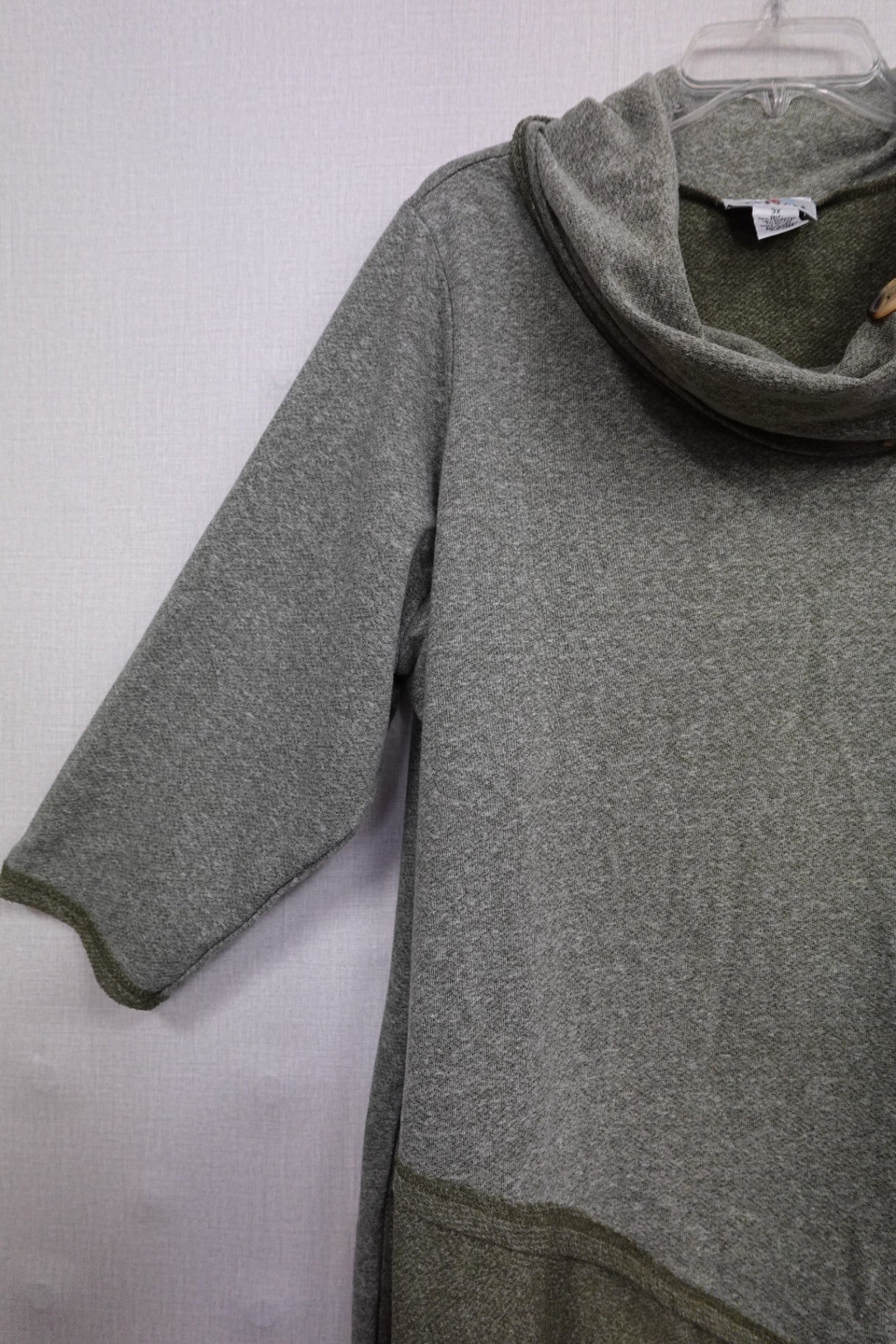Oso casuals, 3/4 SLEEVE TOP, 3X