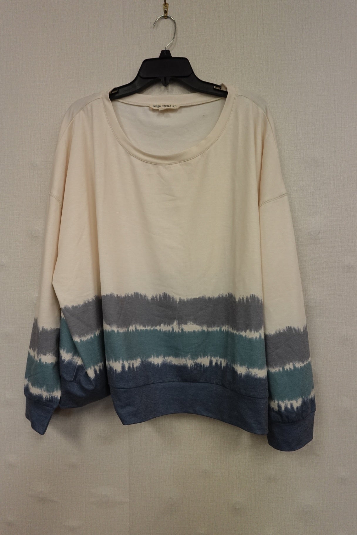Indigo Thread Co., Long Sleeves Top, 3X