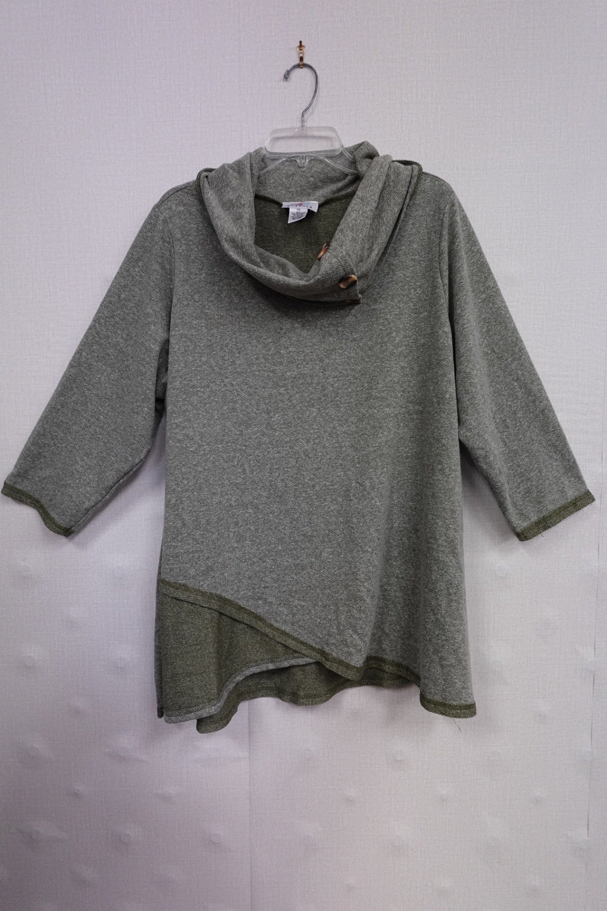 Oso casuals, 3/4 SLEEVE TOP, 3X