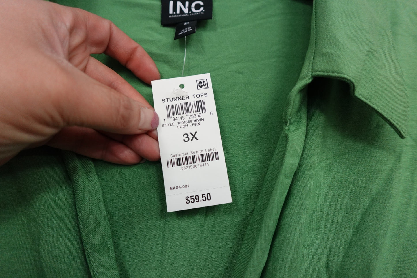I.N.C., Short Sleeves Top, 3X