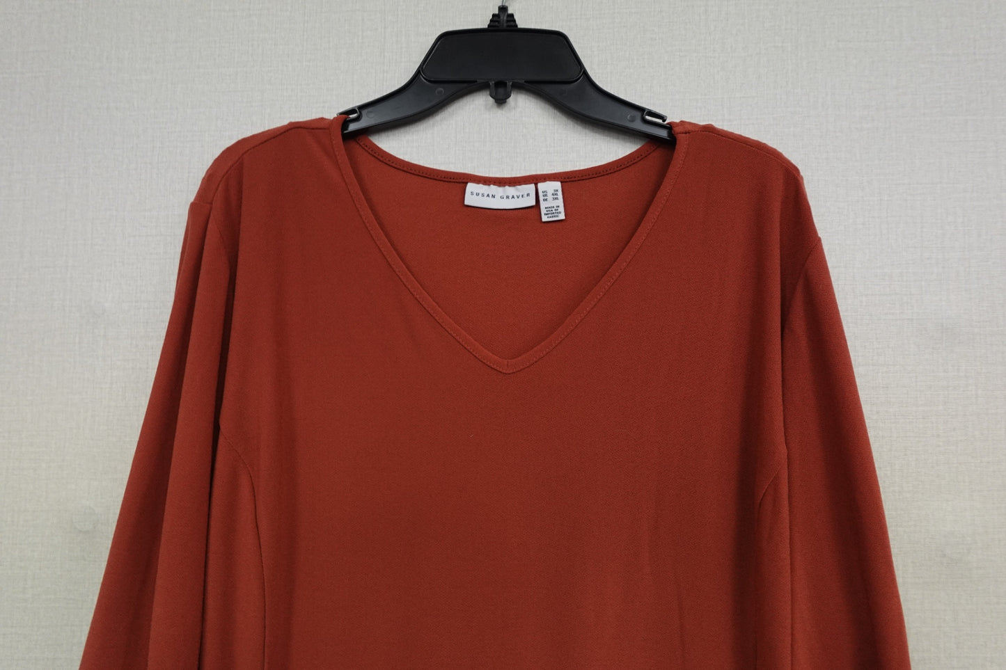 Susan Graves, Long Sleeves Top, 3X