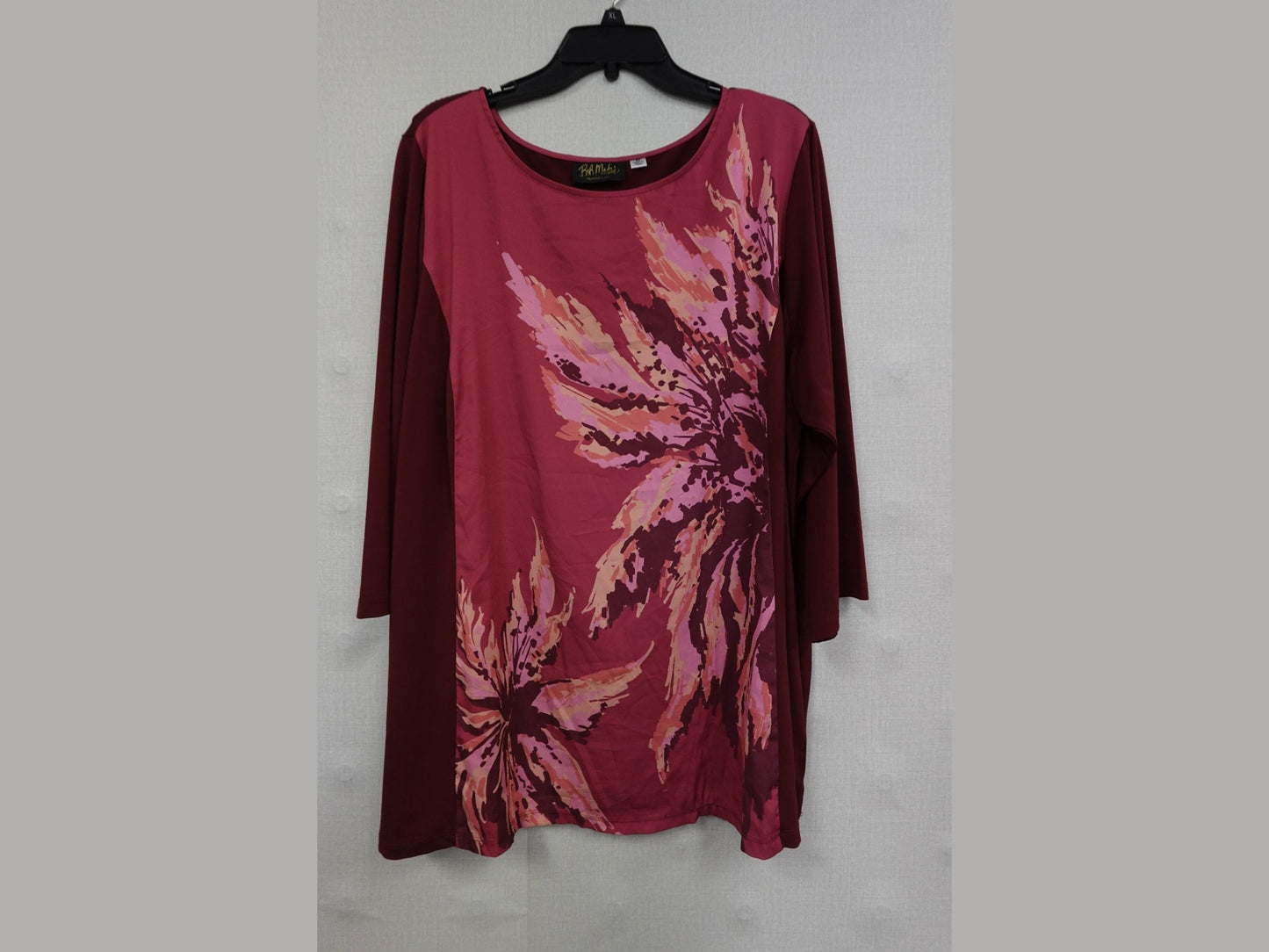 BOB MACKIE, 3/4 Sleeves Top, 3X