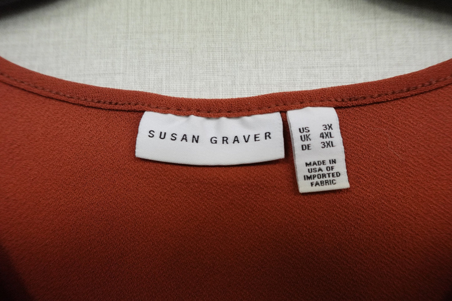 Susan Graves, Long Sleeves Top, 3X