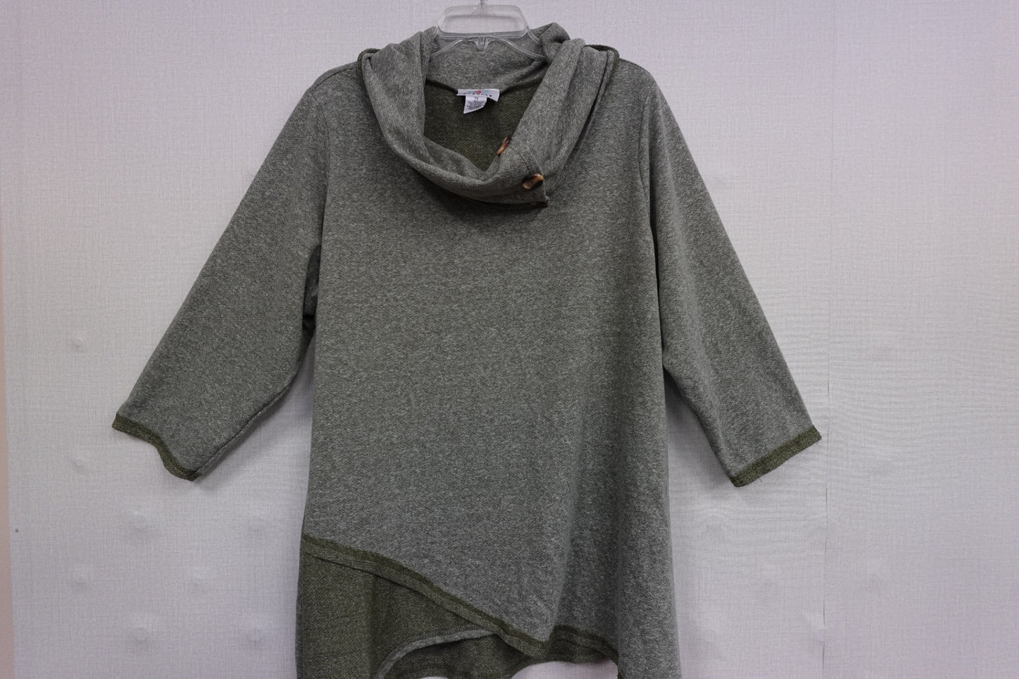 Oso casuals, 3/4 SLEEVE TOP, 3X