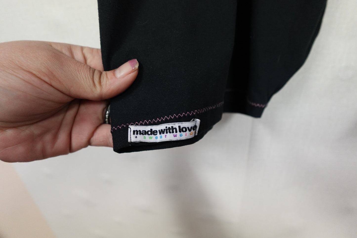 made by meat hooks, capris, 4X
