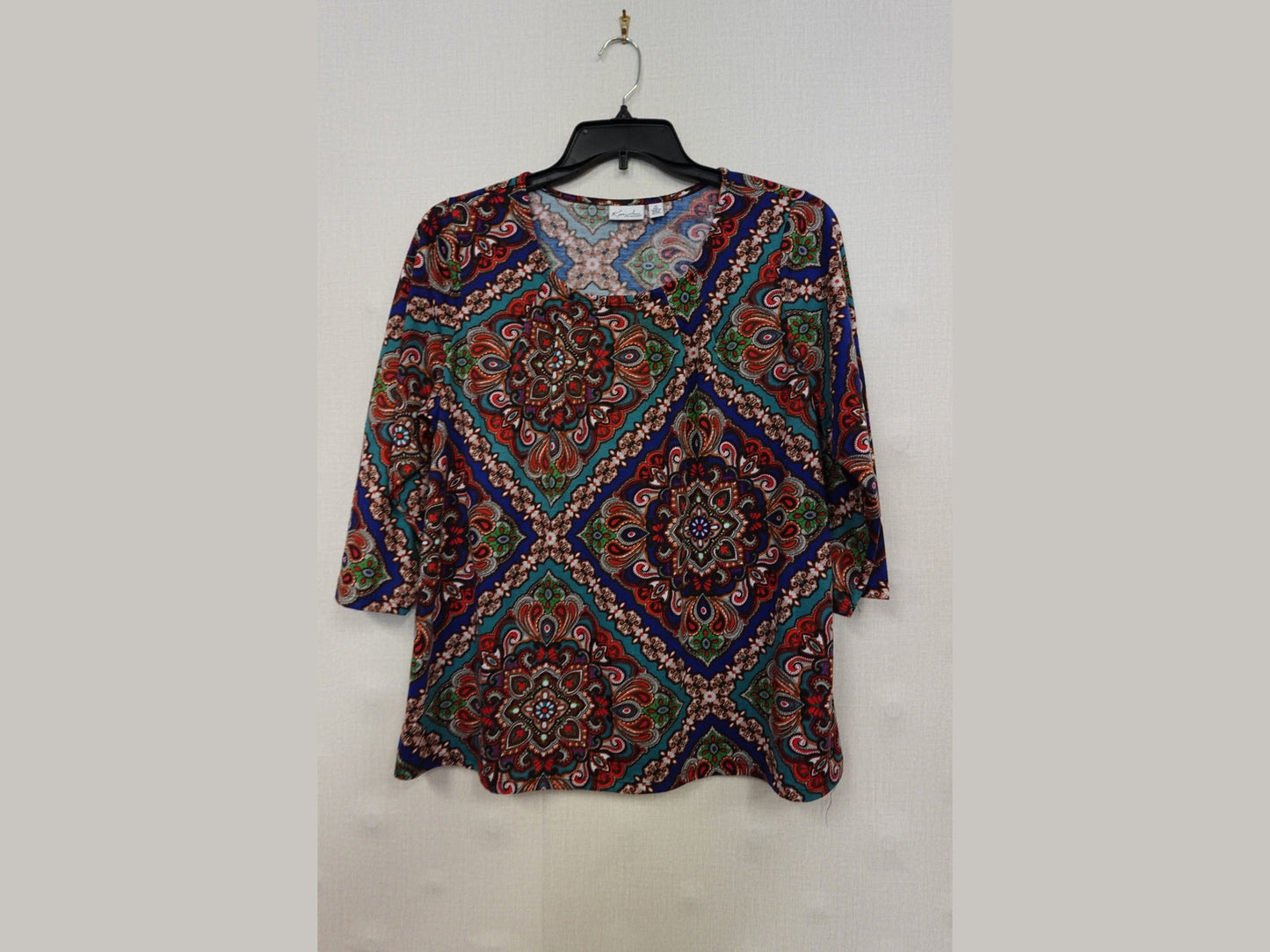 Kim Rogers, 3/4 SLEEVE TOP, XL (1X)