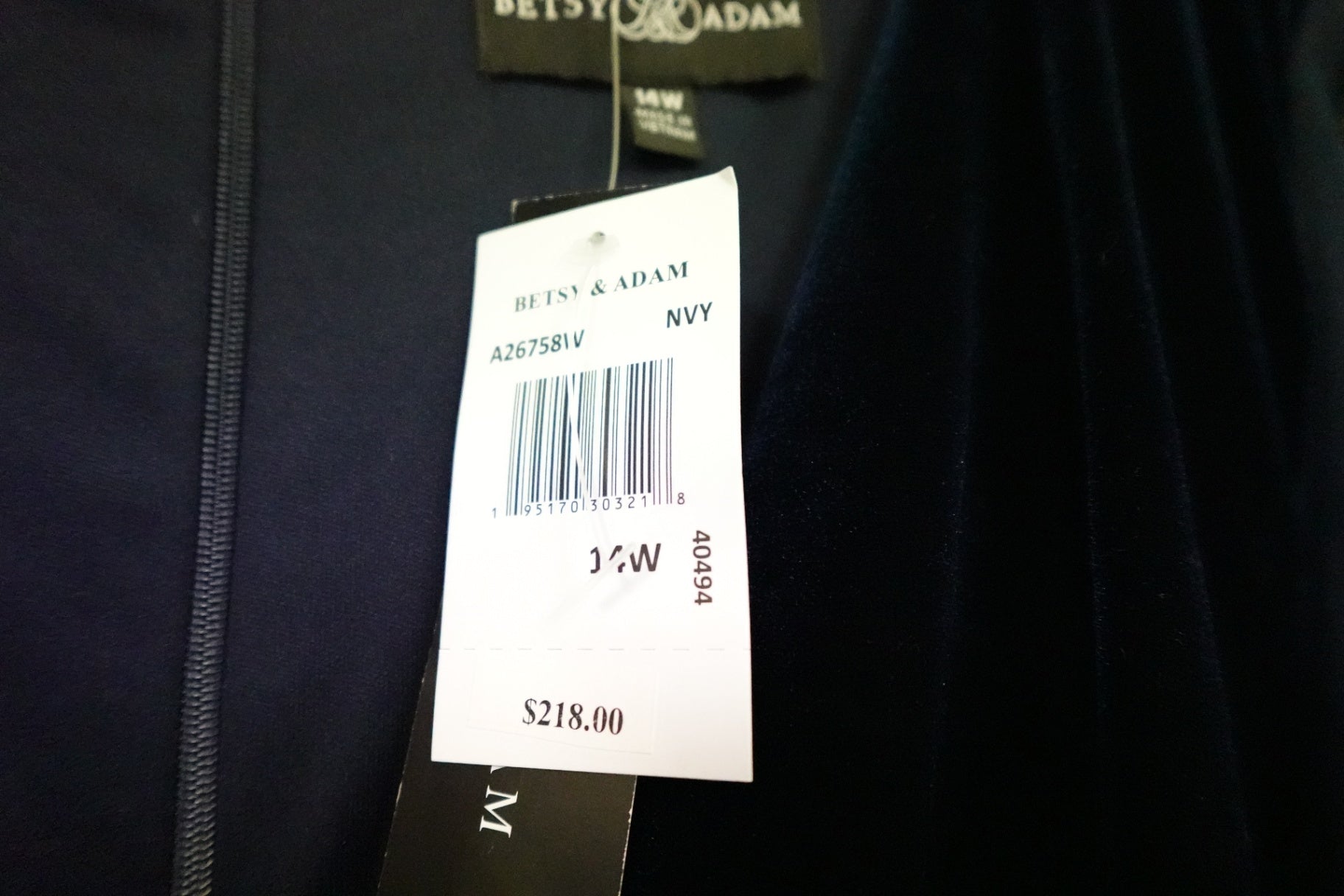 Betsey Adam, Dress, 14W