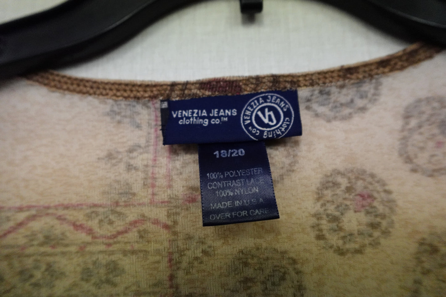 Venzia jeans, 3/4 SLEEVE TOP, 18/20