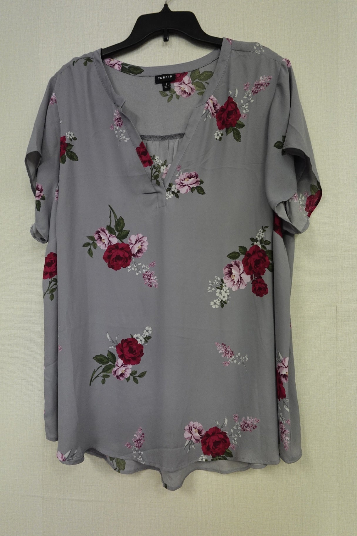 Torrid, SHORT SLEEVED TOP, 3X