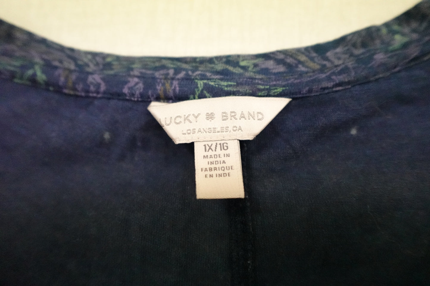 Lucky Brand, Short Sleeves Top, XL/2X (1X)