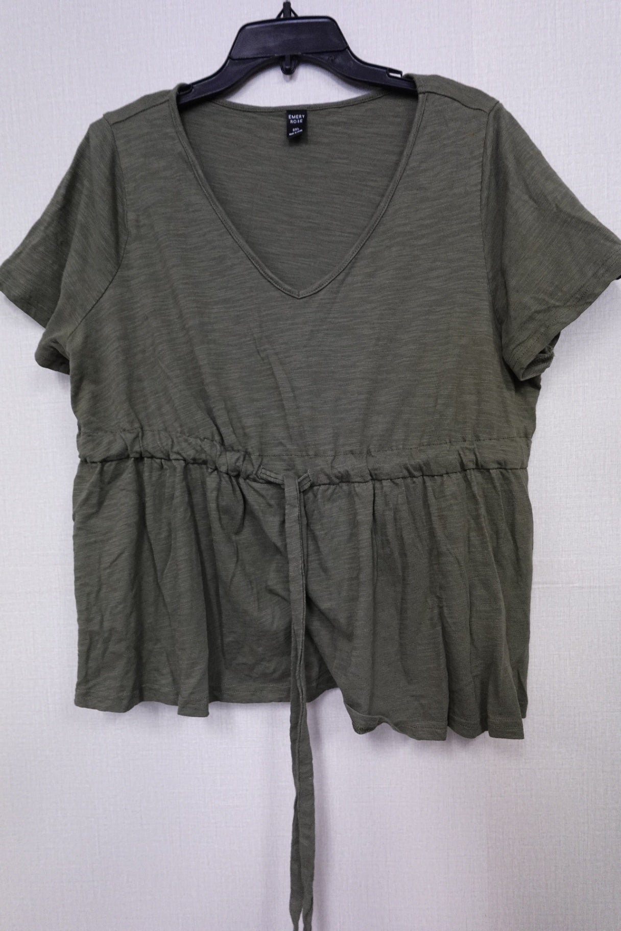 Emery Rose, Short Sleeve Top, L/XL (0X)