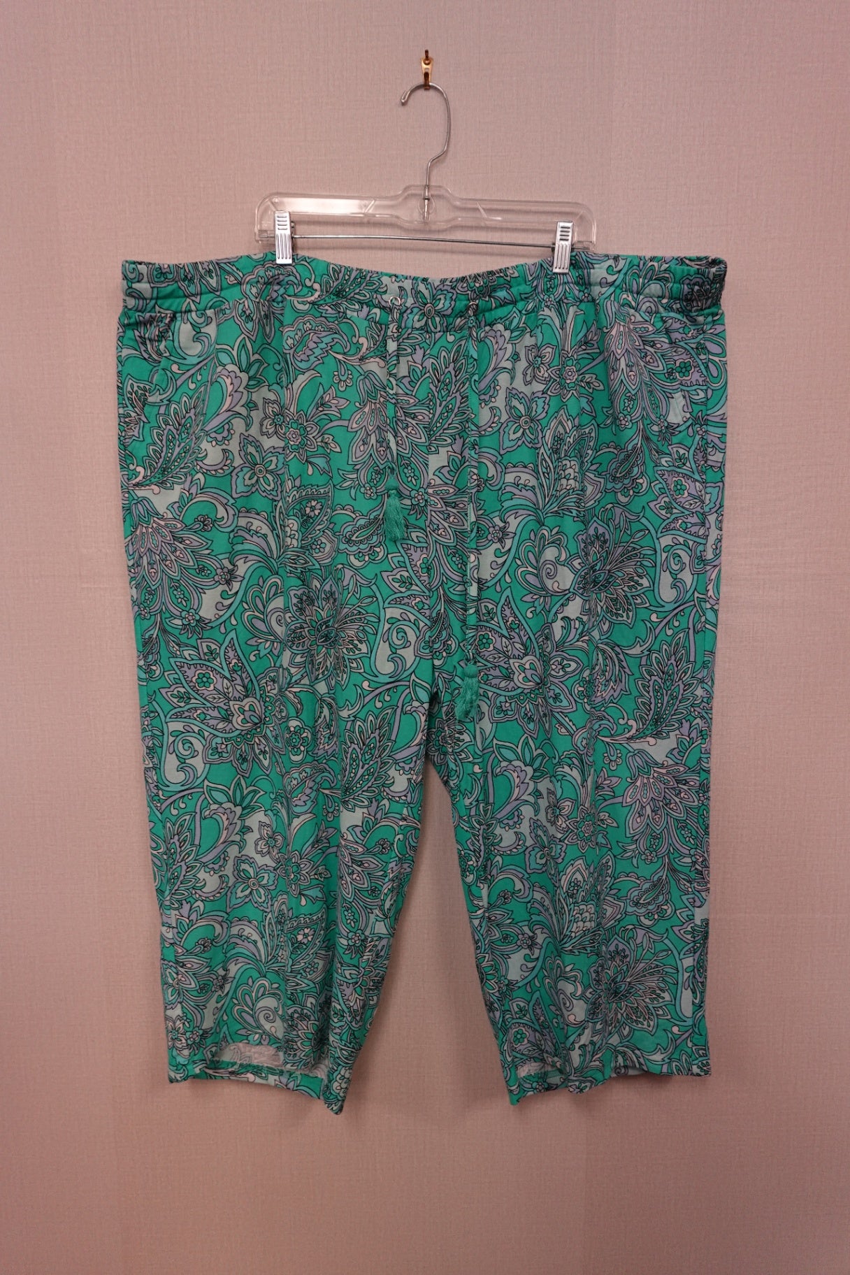 Belle Beach, Cropped Pants, 4X