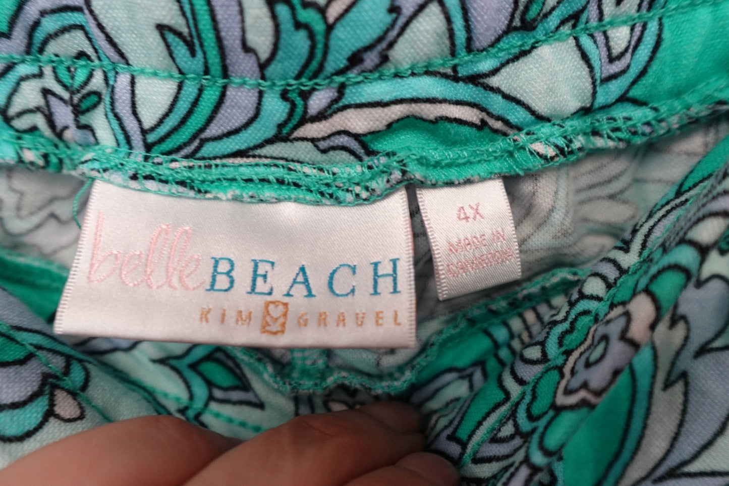Belle Beach, Cropped Pants, 4X