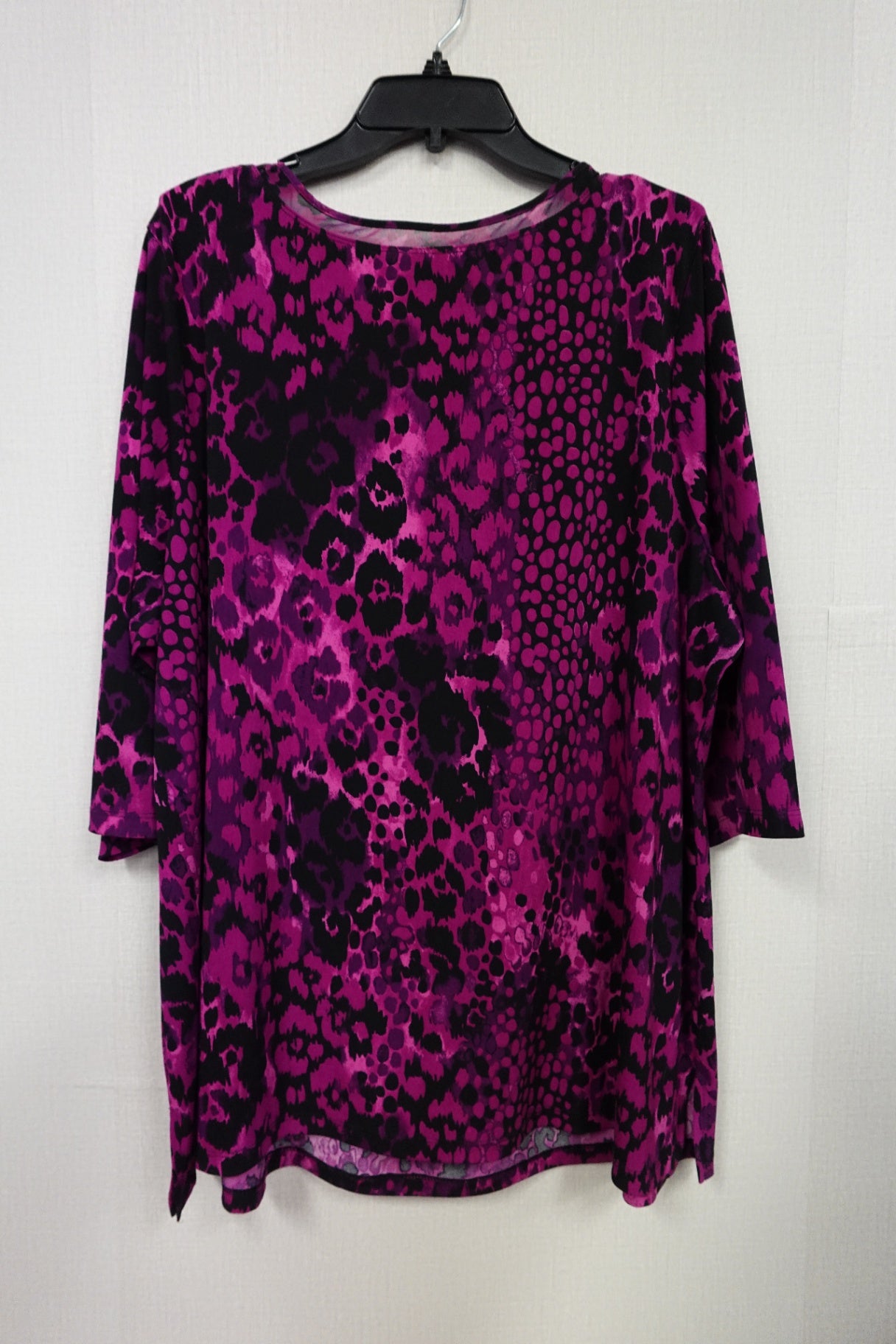 JMS, 3/4 SLEEVE TOP, 3X