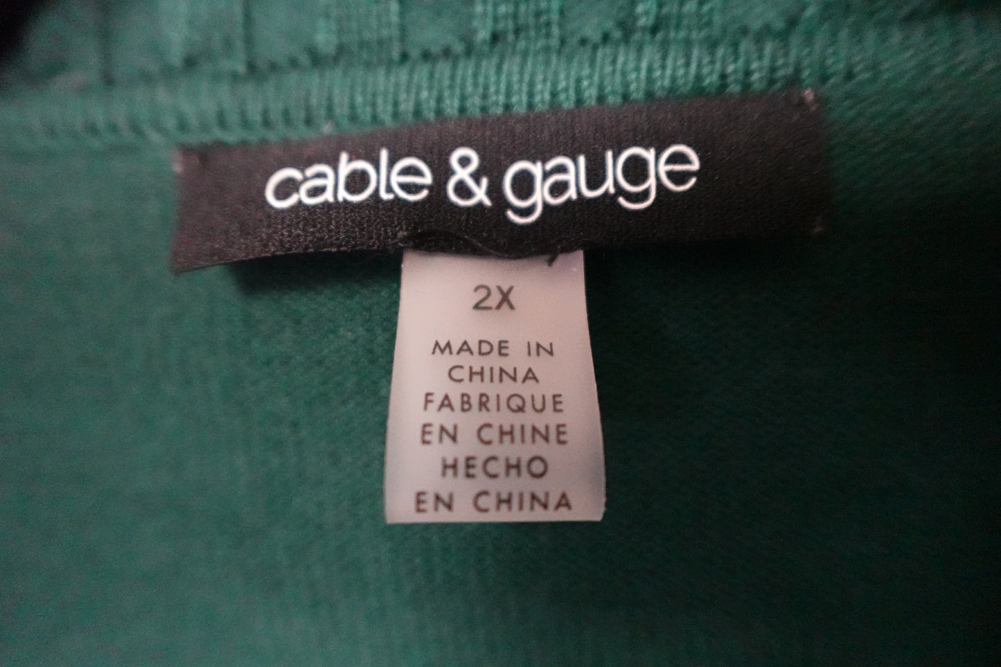Cable and gauge, SWEATERS, 2X