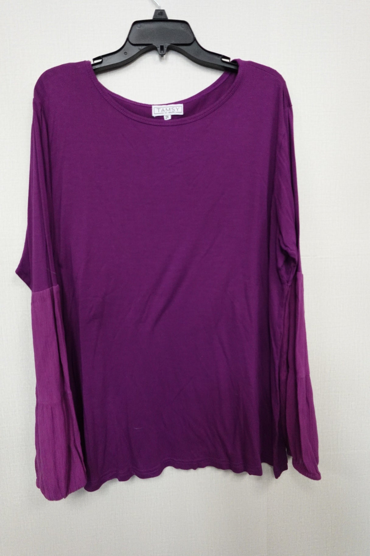 TAMSY, Long Sleeves Top, 2X