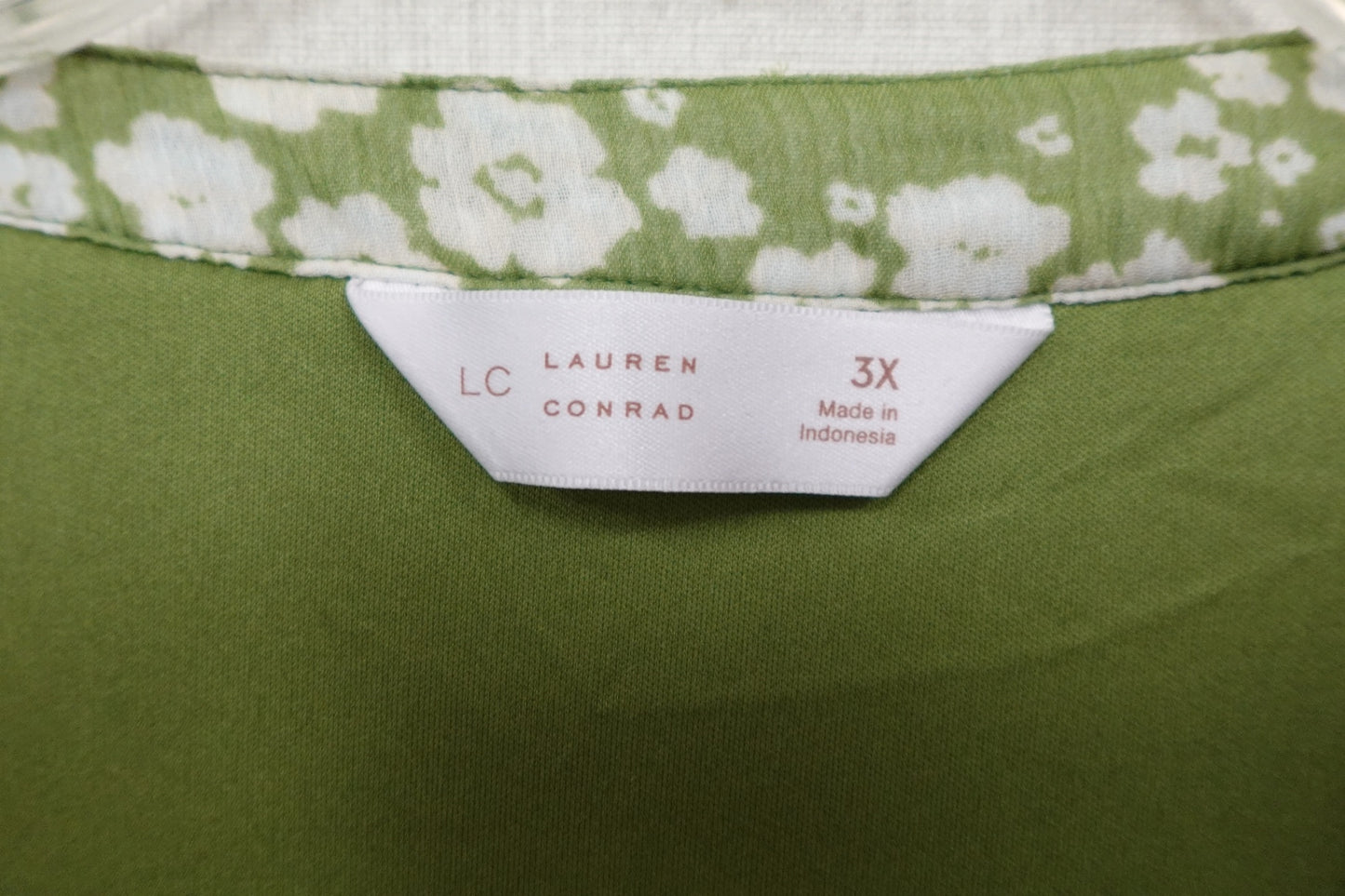 Lauren Conrad, Short Sleeves Top, 3X