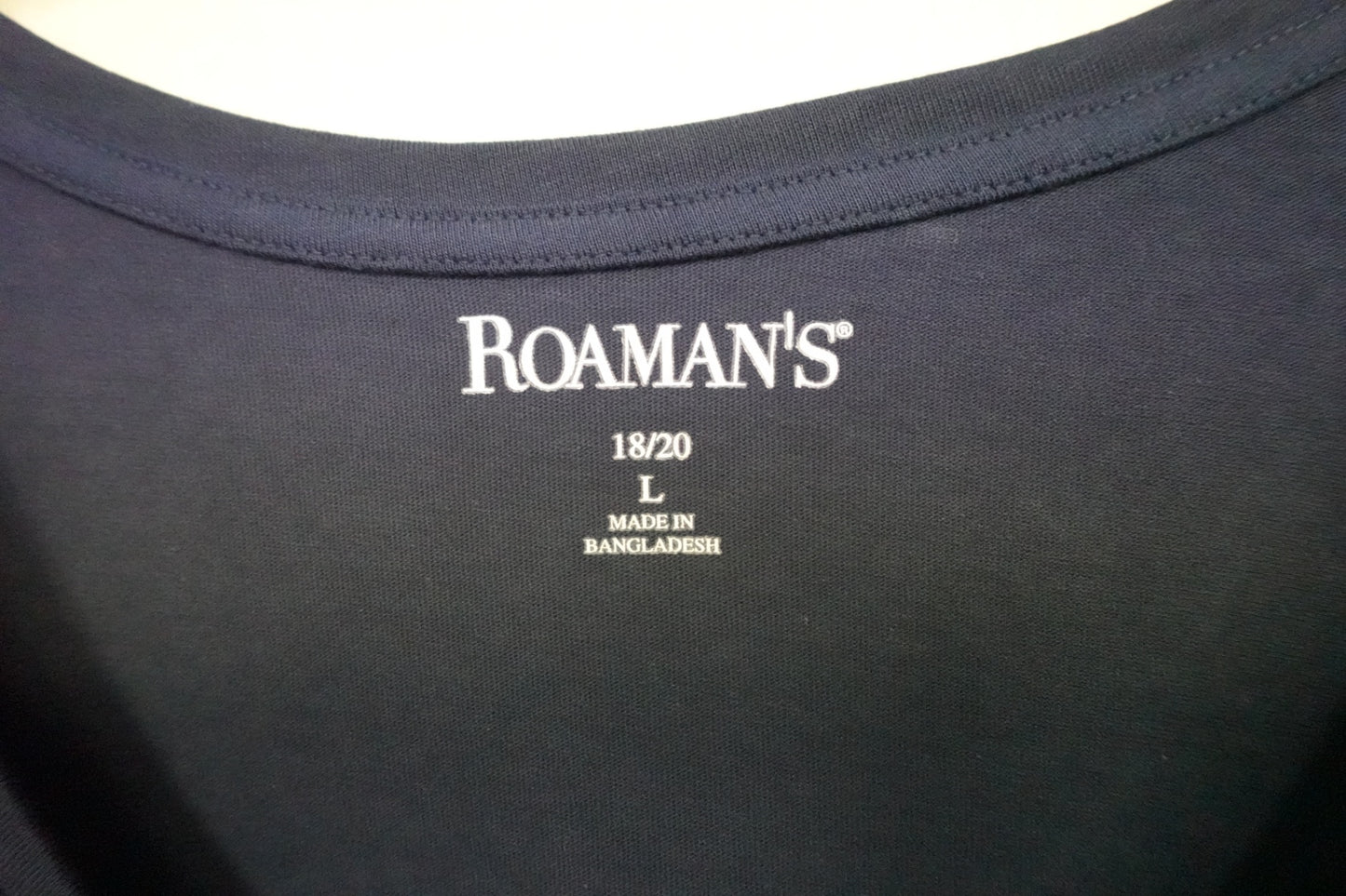 ROAMANS, Sleeveless Top, Large