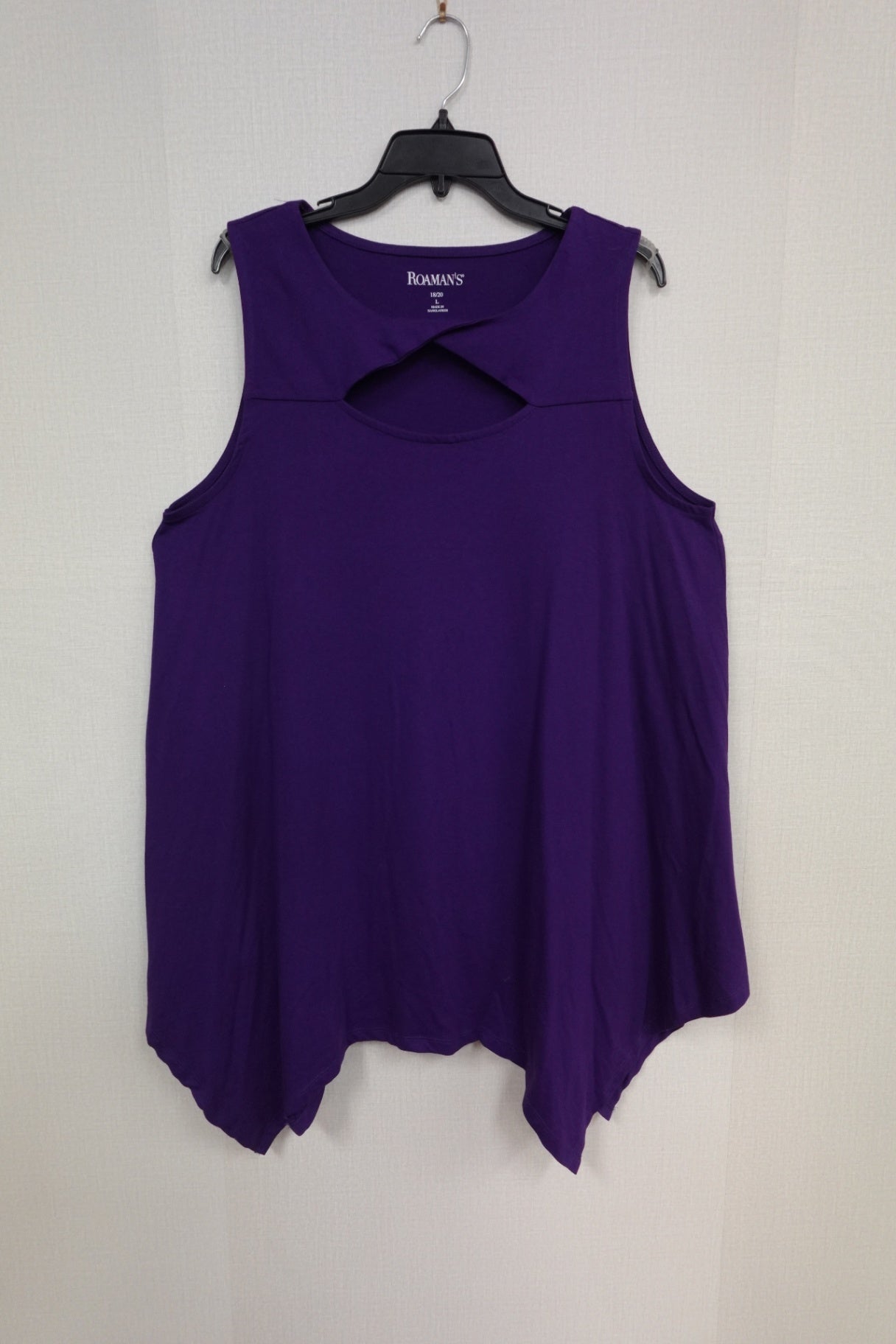 ROAMANS, Sleeveless Top, Large