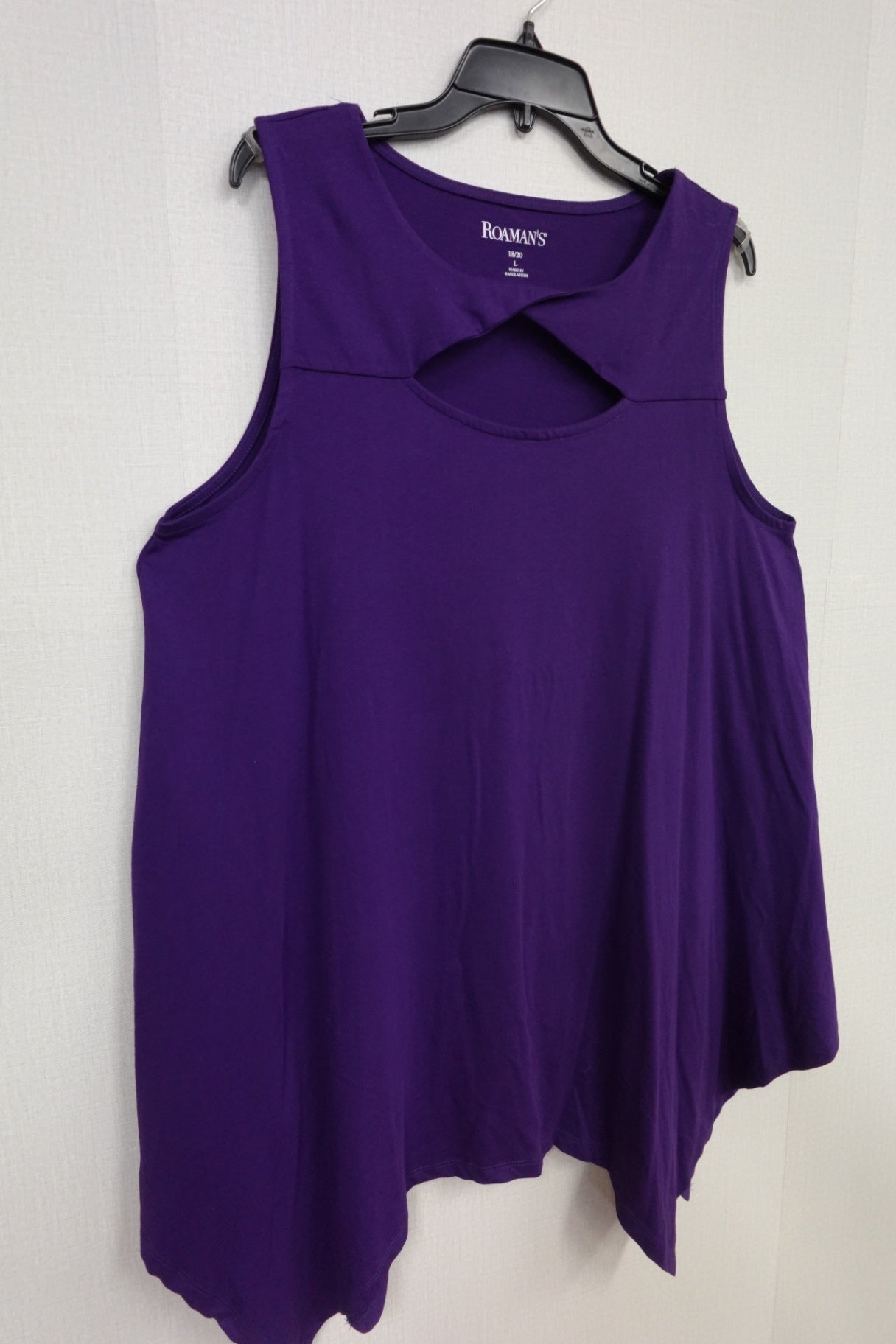 ROAMANS, Sleeveless Top, Large