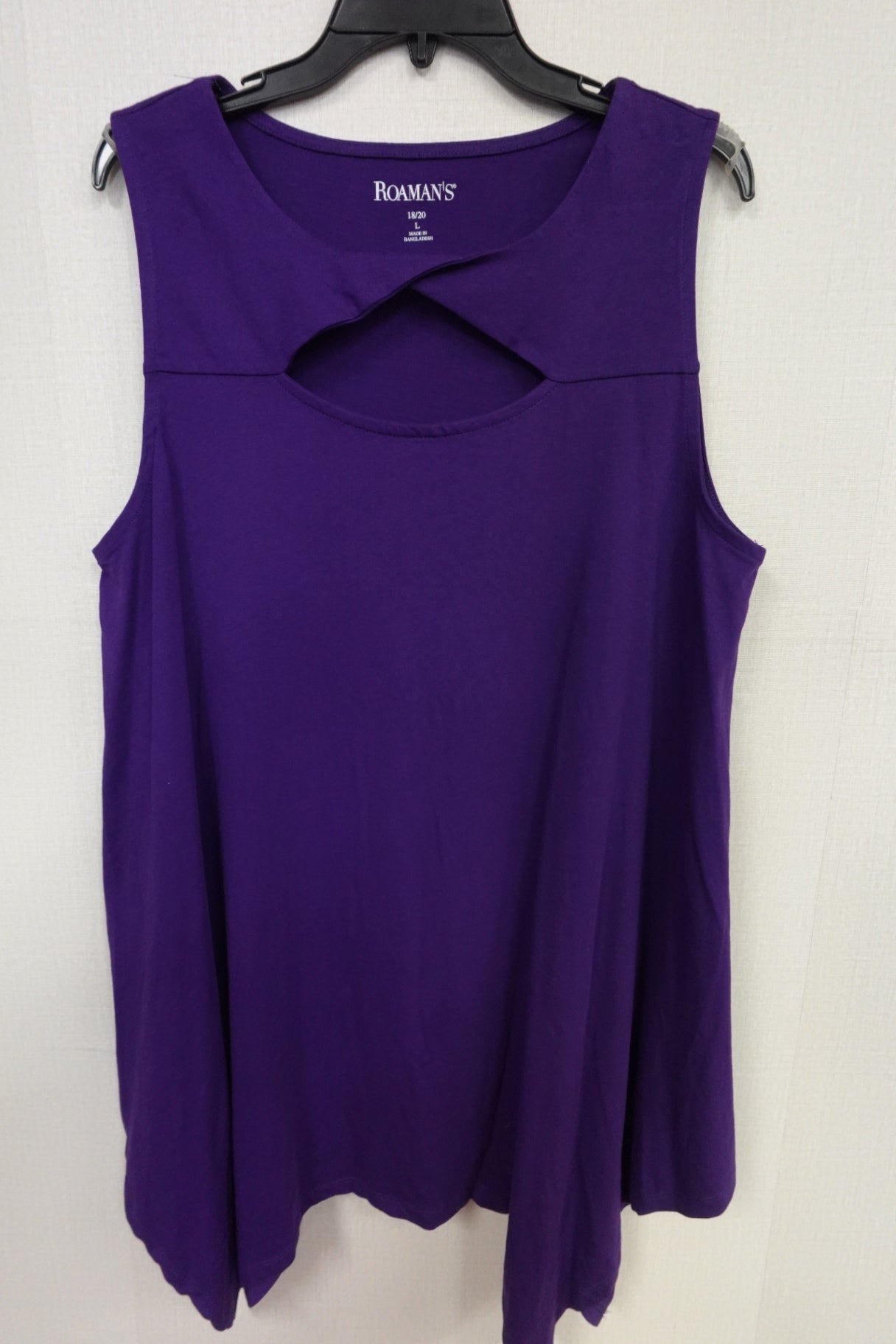 ROAMANS, Sleeveless Top, Large