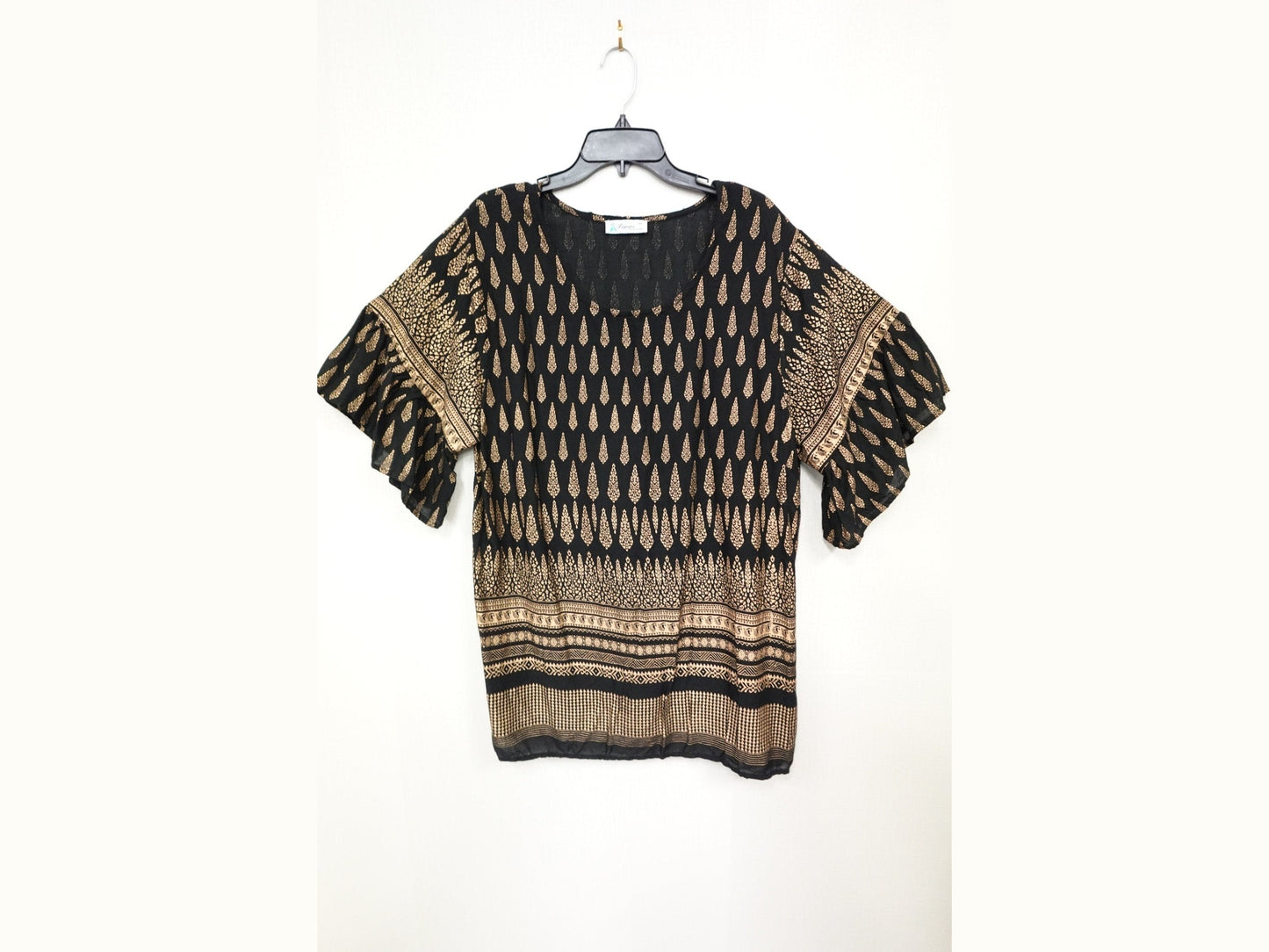 Lapogee, 3/4 SLEEVE TOP, 3X