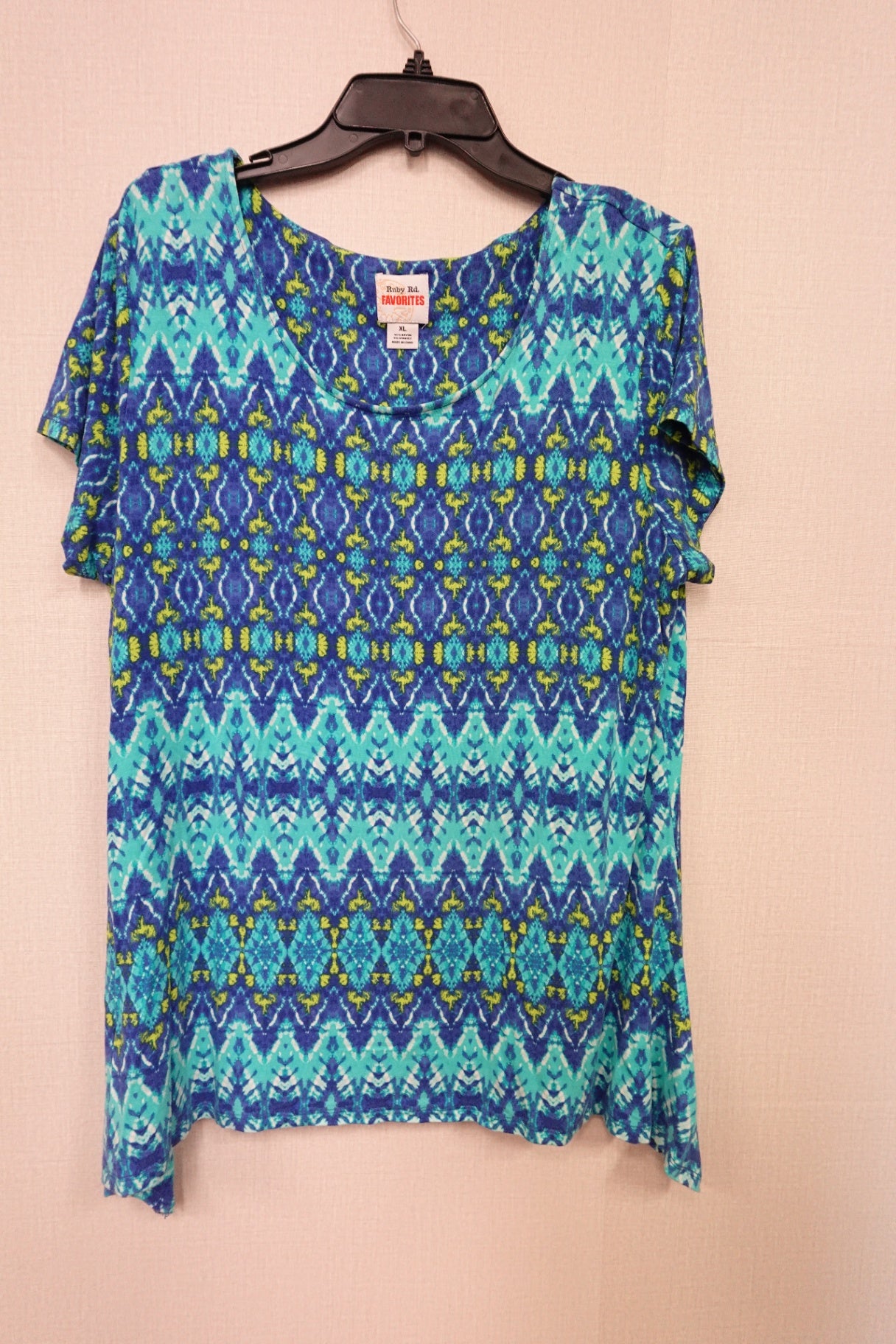 Ruby Rd. FAVORITES, SHORT SLEEVED TOP, XL