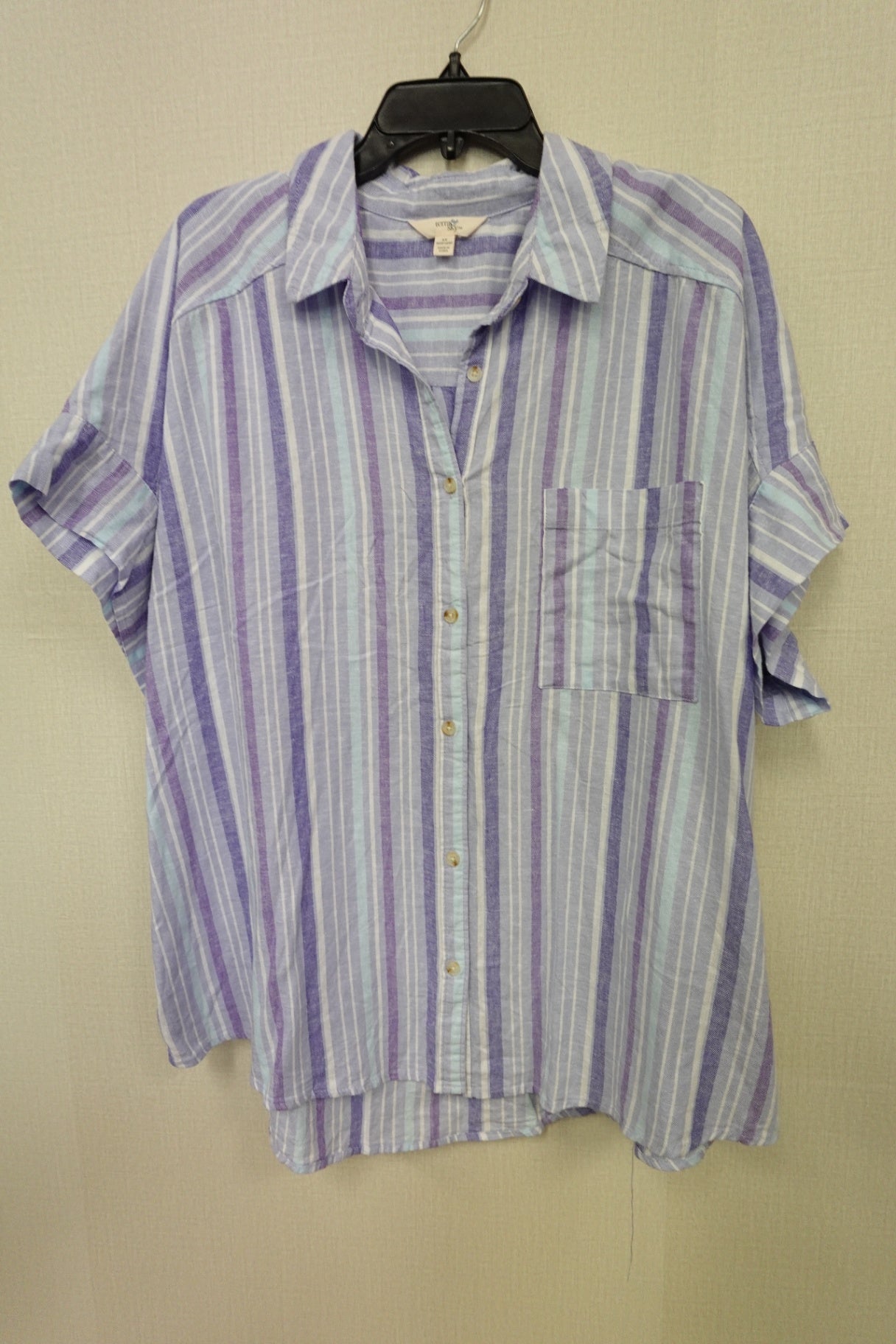 Terra & Sky, SHORT SLEEVED TOP, 20/22W