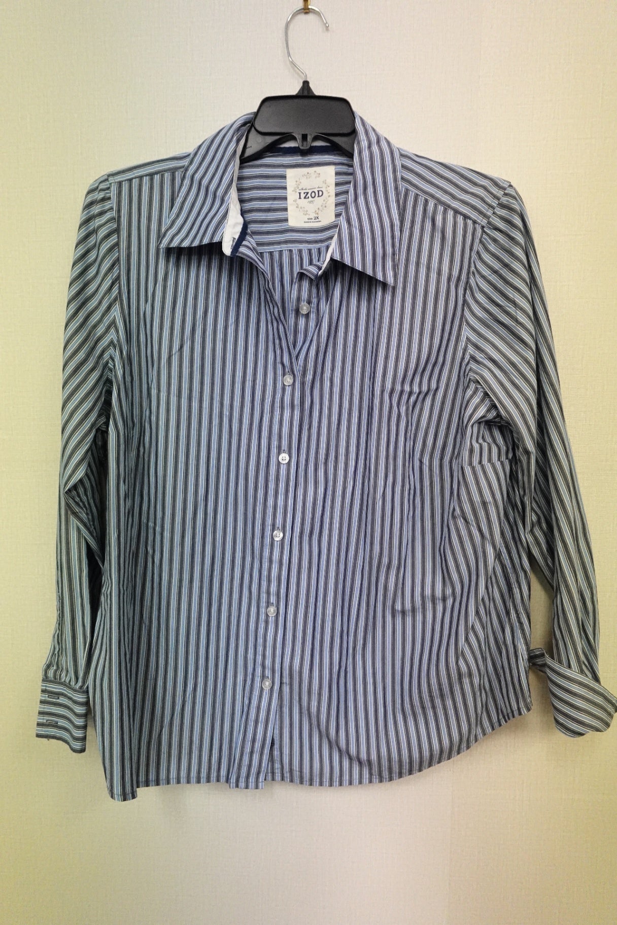IZOD, Long Sleeves Top, 2X