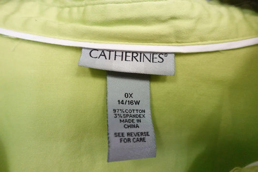 Catherines, Long Sleeves Top, 14/16W Catherines Long Sleeves Top More To Love Consignment