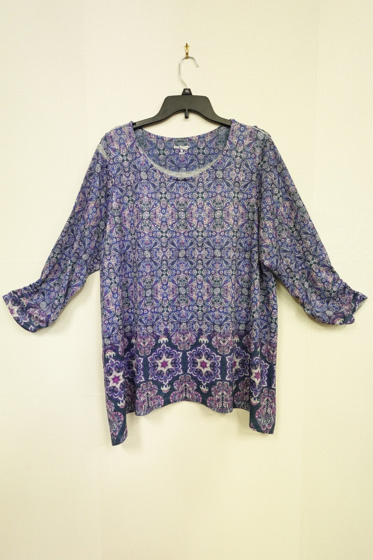 Kim Rogers, 3/4 Sleeve Top, 3X