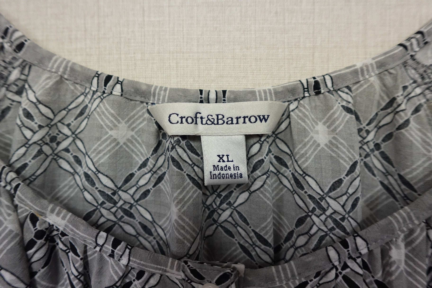 Croft and barrow, 3/4 SLEEVE TOP, XL