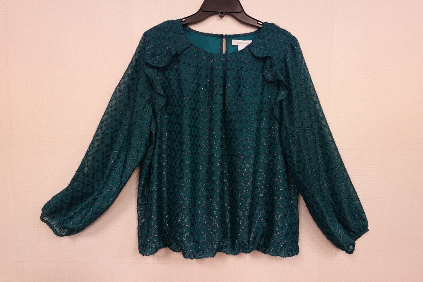 Liz Claiborne, Long Sleeves Top, XL- Condition: New with tags