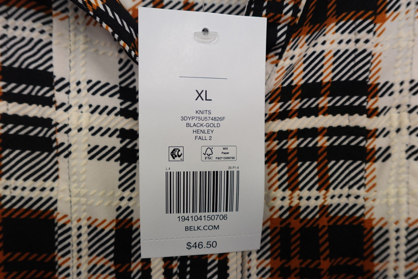 Kim Rogers, Long Sleeves Top, XL- Condition: New with tags