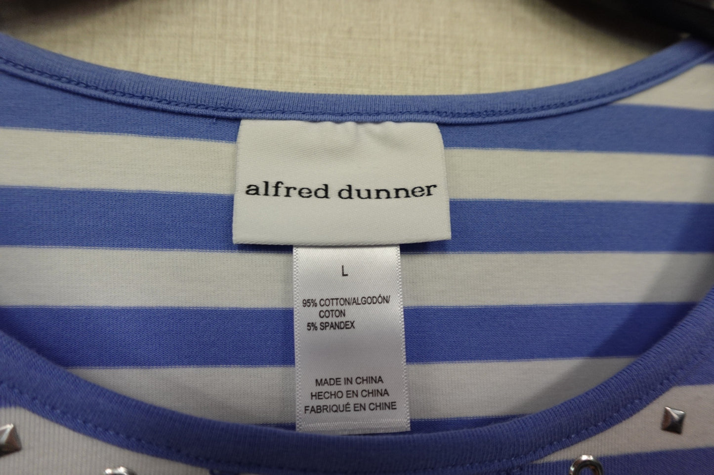 Alfred Dunner, Short sleeve top, Large