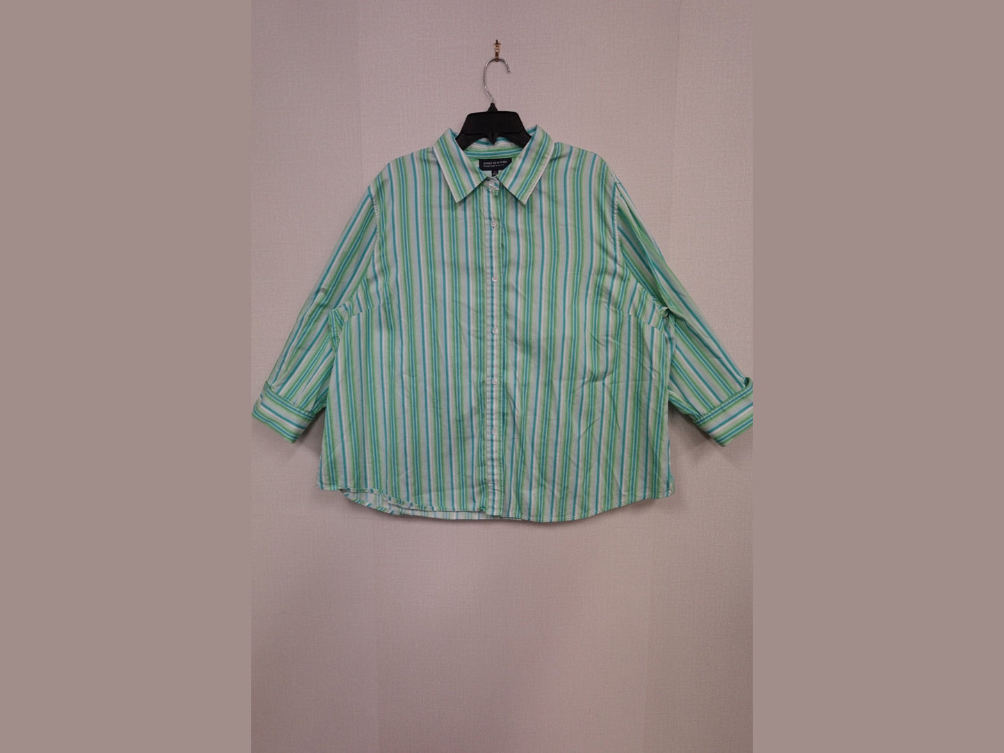 Jones New York, 3/4 SLEEVE TOP, 3X