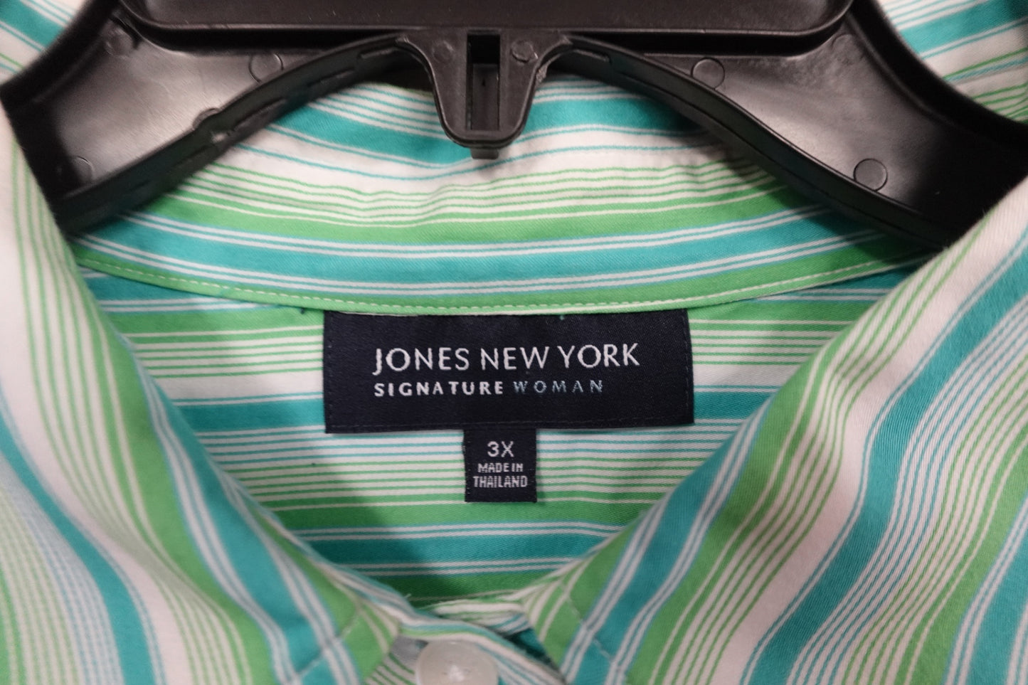 Jones New York, 3/4 SLEEVE TOP, 3X