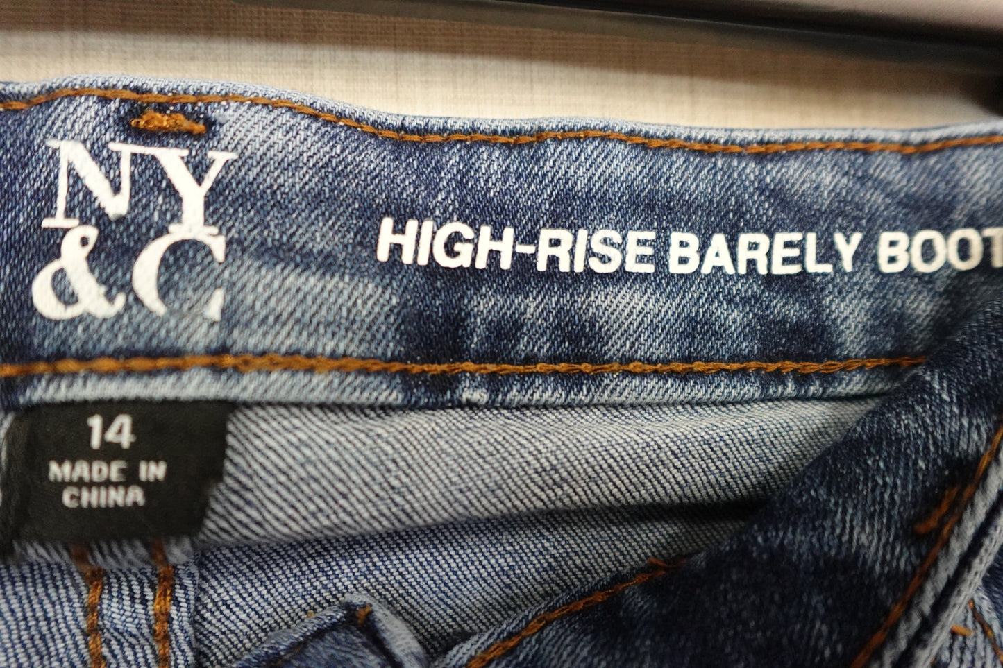 NY&C, Jeans: High Rise Bootcut, 14