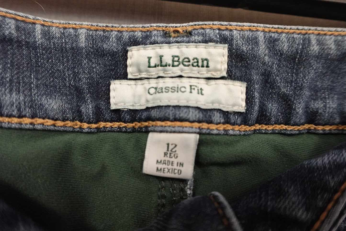 L.L.Bean, Lined Jeans, 12R
