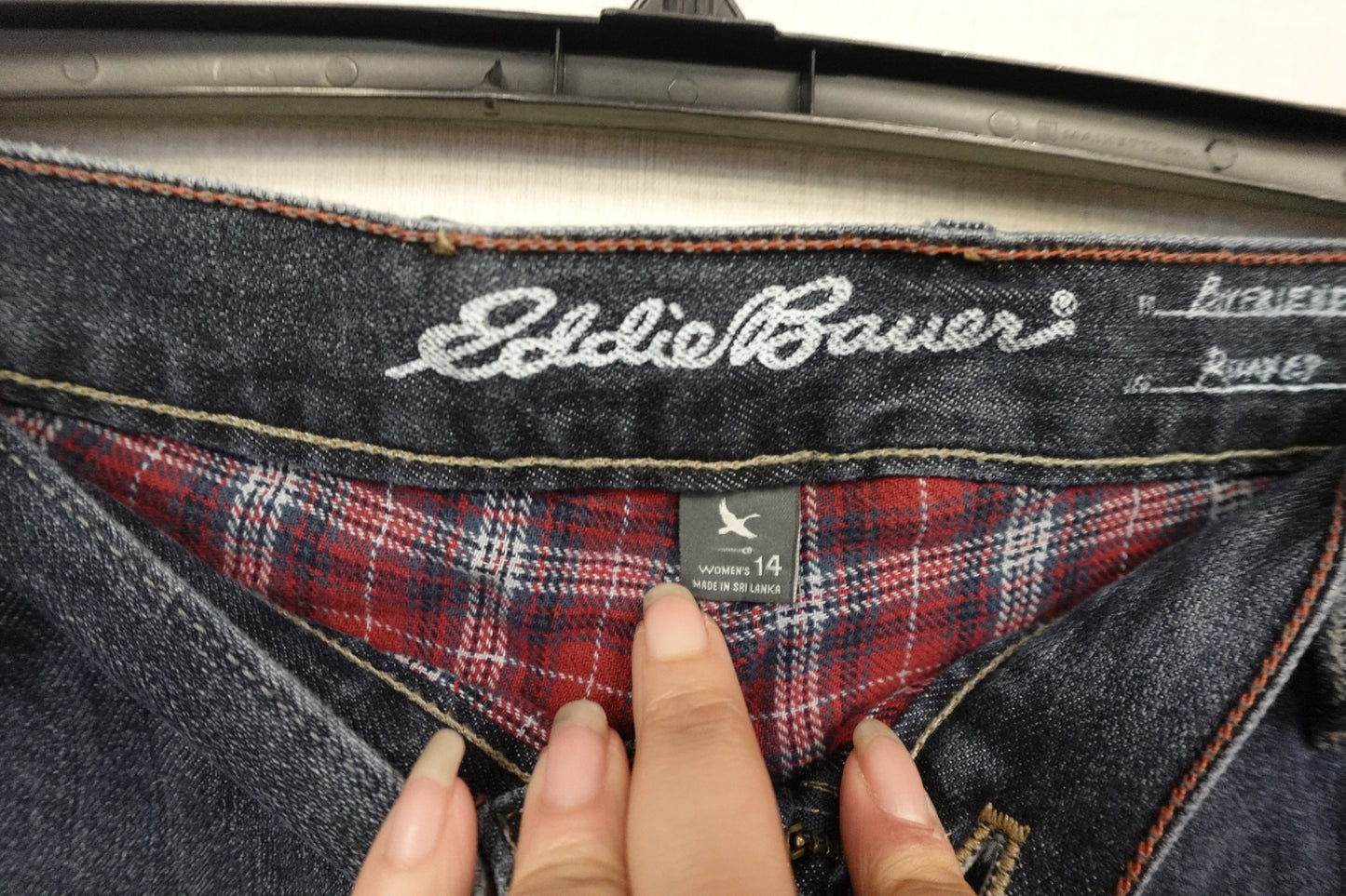 Eddie Bauer Lined Boyfriend Jeans, 14R