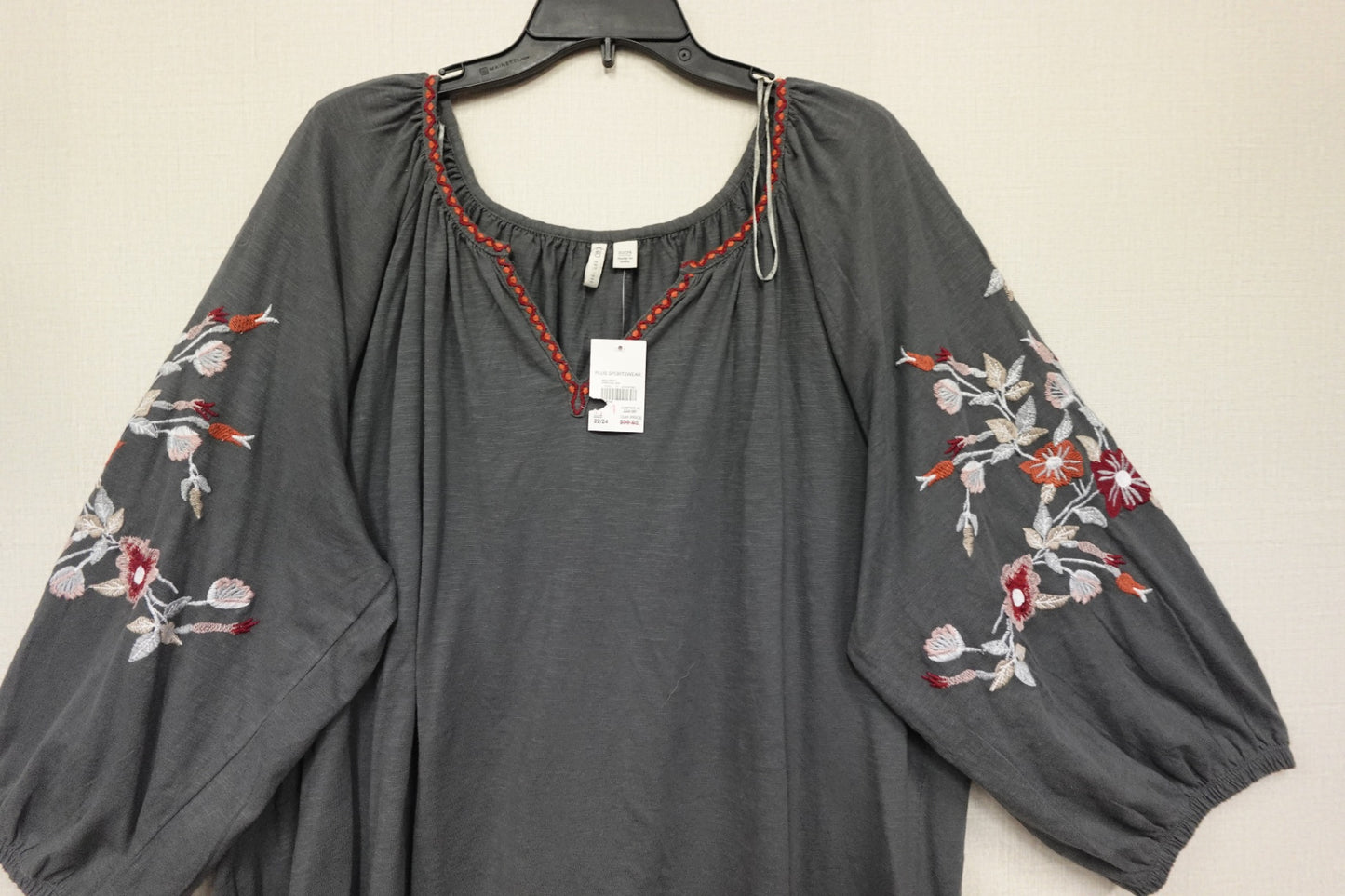 Cato, NEW 3/4 Sleeve Top, 22/24