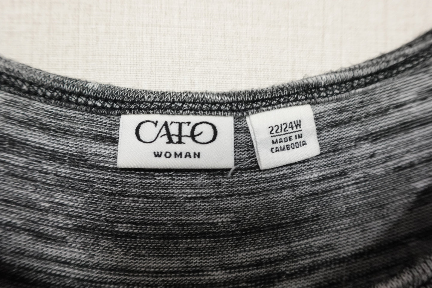 Cato , Extended Length Top, 22/24W