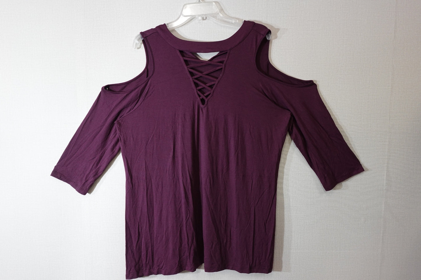 Torrid, 3/4 Sleeve Cold- Shoulder Top, 3X