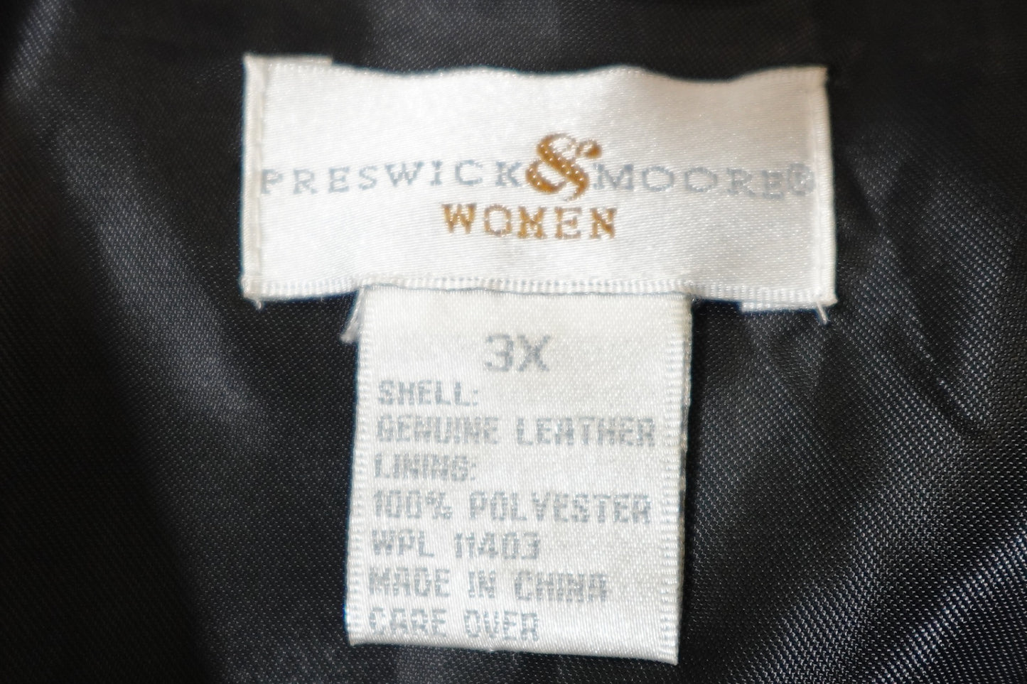 Preswick & Moore, Leather Jackets, 22/24 (3X)