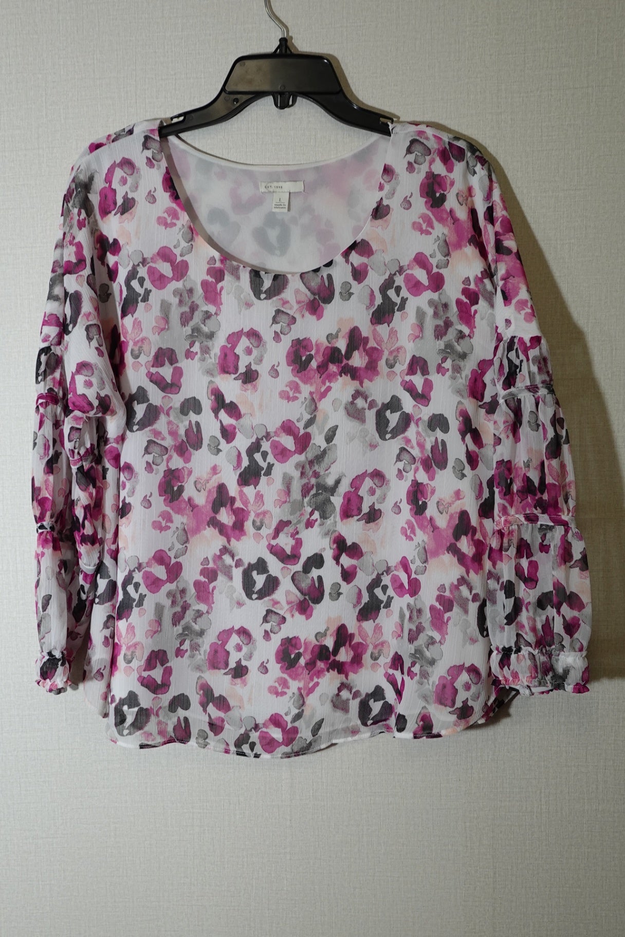 Cato, Long Sleeves Top, Large