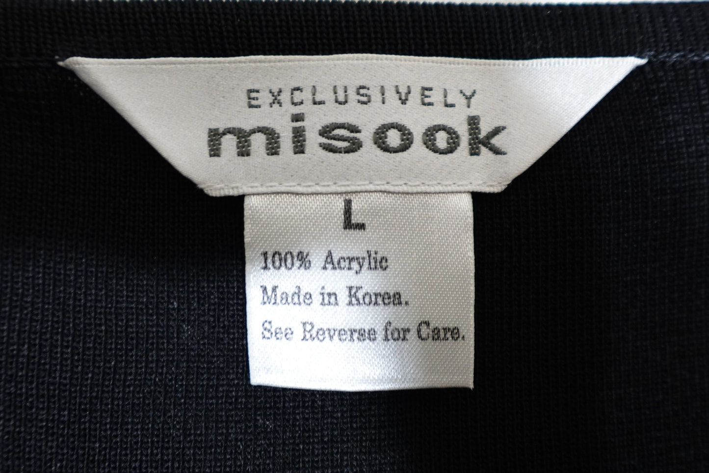 misook, Long sleeve top , Large