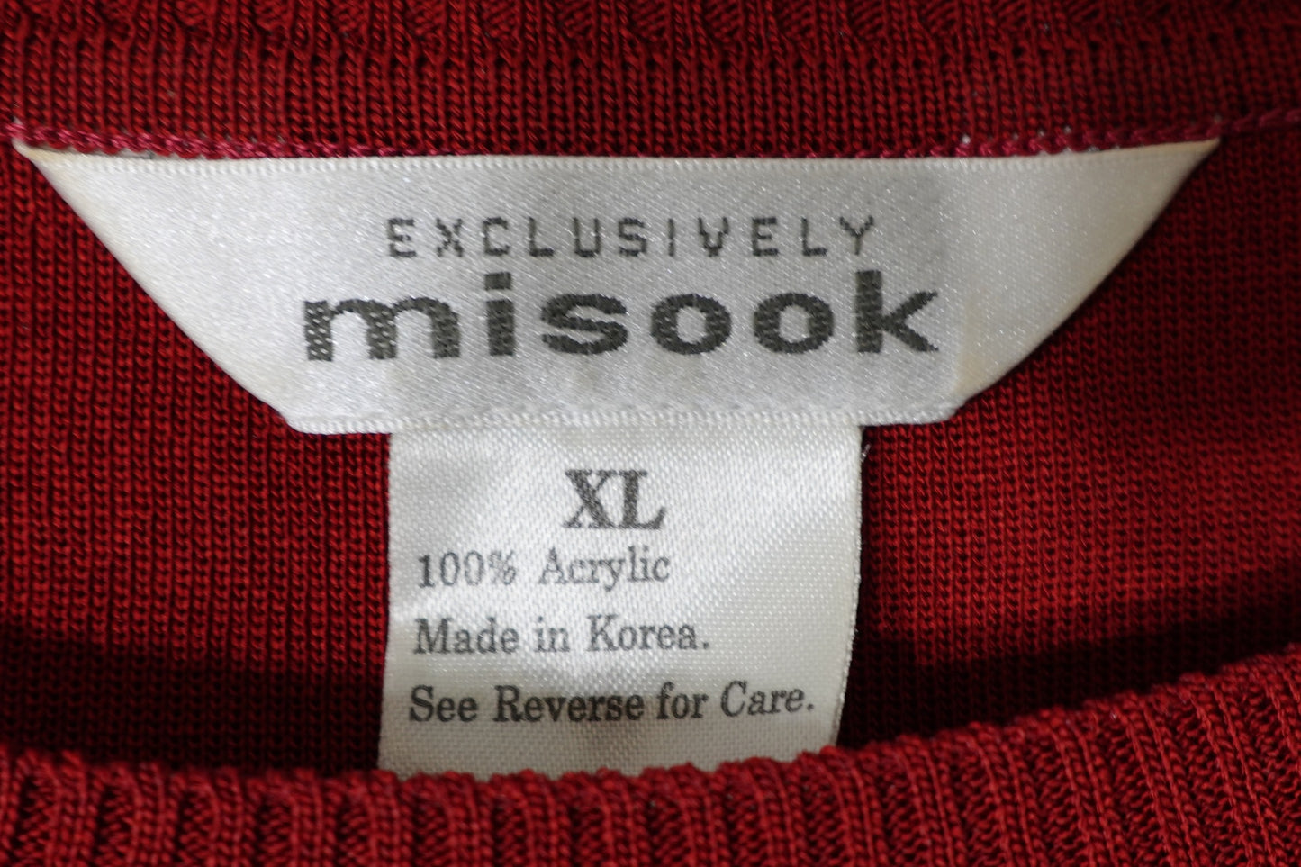 misook, sleeveless knit Short top, XL