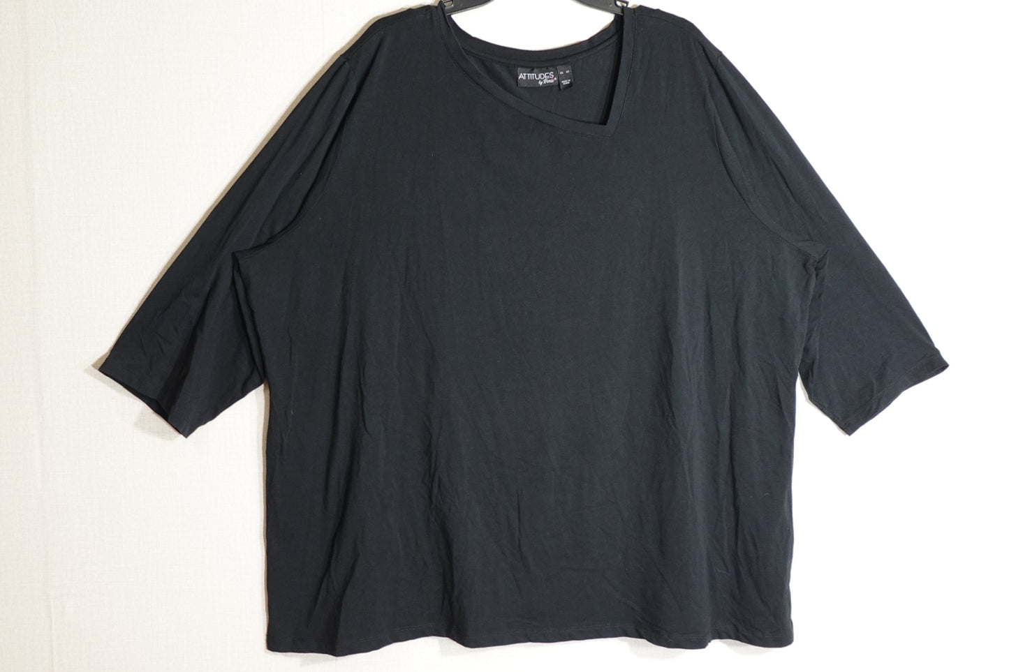 Attitudes by Renee, 3/4 Sleeves Top, 4X