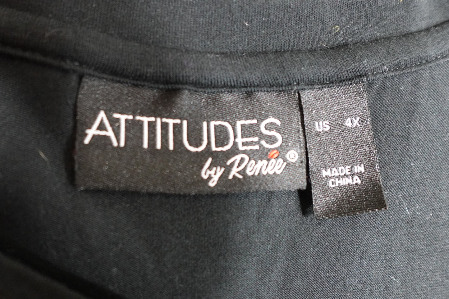 Attitudes by Renee, 3/4 Sleeves Top, 4X
