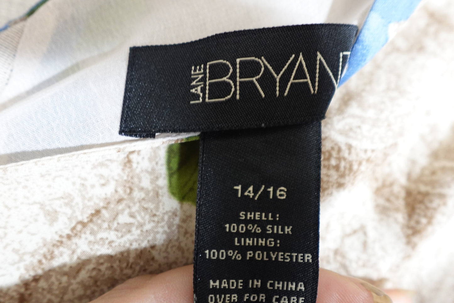 Lane Bryant, Silk Dress, 14/16